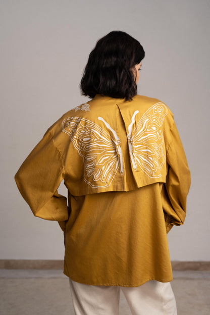 Mustard Winged Shirt