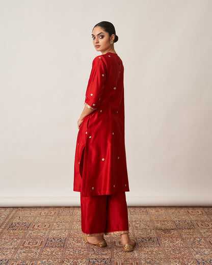 The Sindoori Silk Chanderi & Banarasi Set