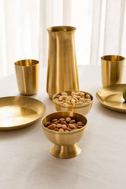 Brass Nut Bowl Set