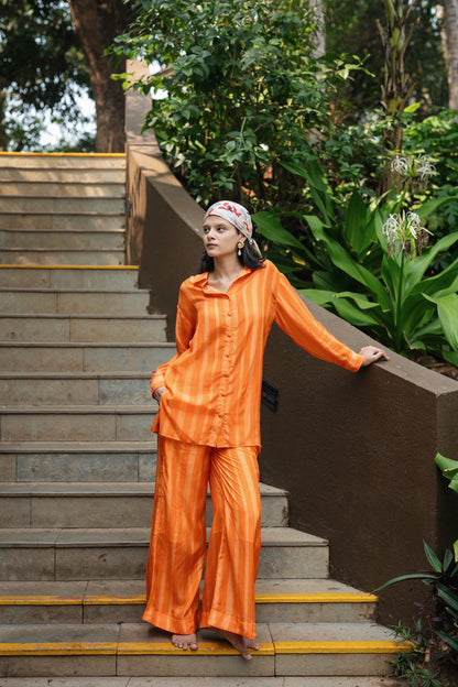 Maira Co-ord Set (Orange)