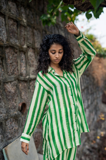 Maira Co-ord Set (Green)