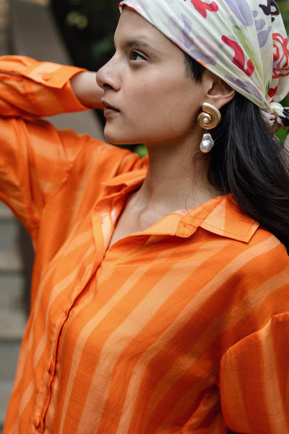 Maira Co-ord Set (Orange)