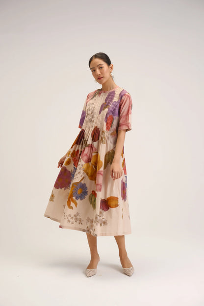 Cherimoya Pinktucks Dress