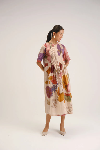 Cherimoya Pinktucks Dress