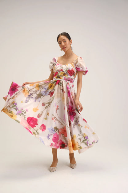 Maria Puff Sleeve Dress