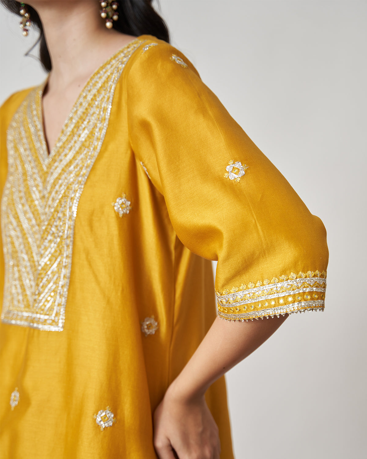 The Sarson Silk Chanderi Ensemble