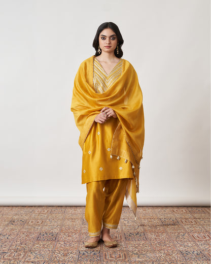 The Sarson Silk Chanderi Ensemble