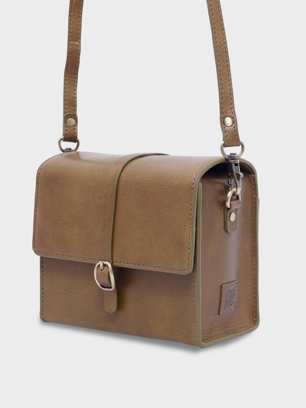 Piccolo Box Bag (Olive Green)