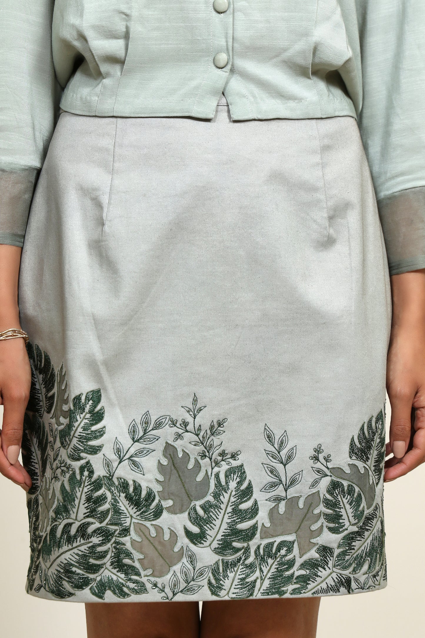 Tonal textures Skirt