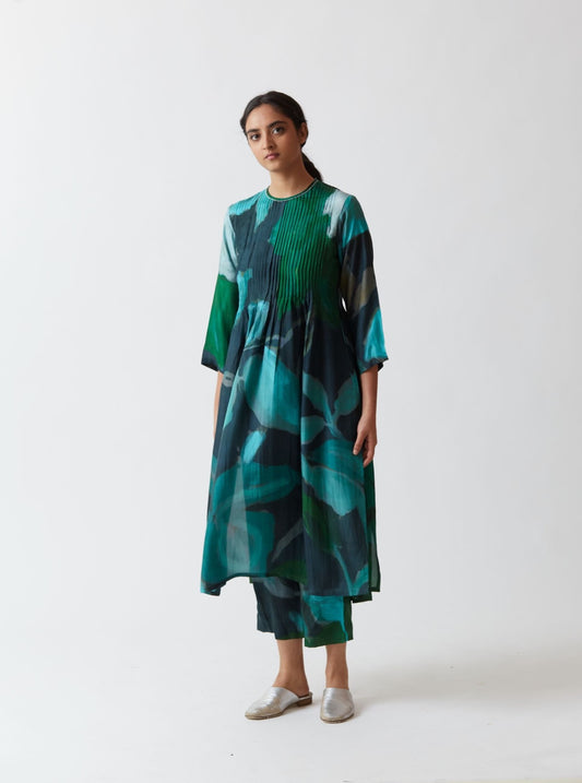 Emerald Silk Kurta Set