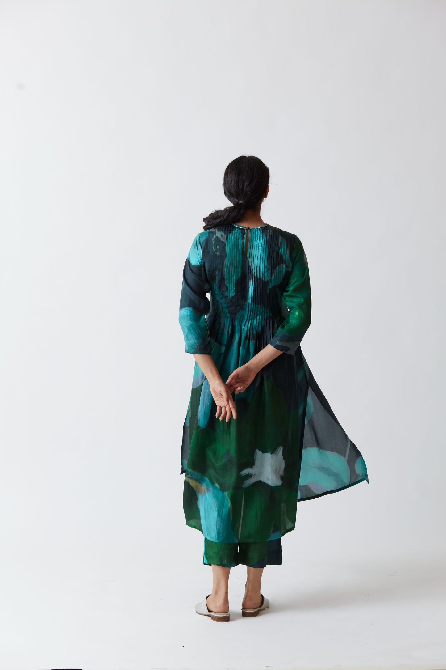 Emerald Silk Kurta Set