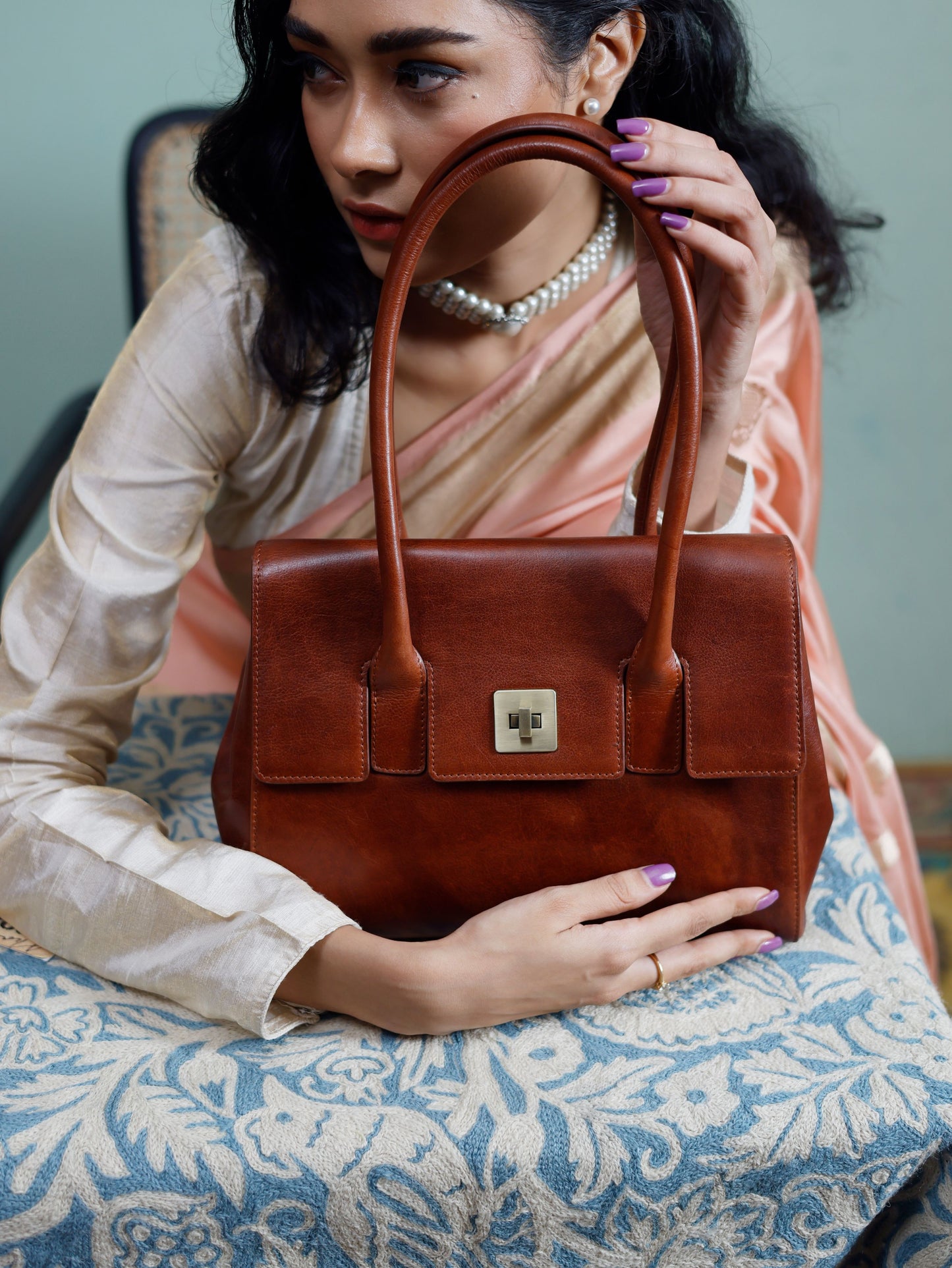 Maharani Handbag (Vintage Brown)