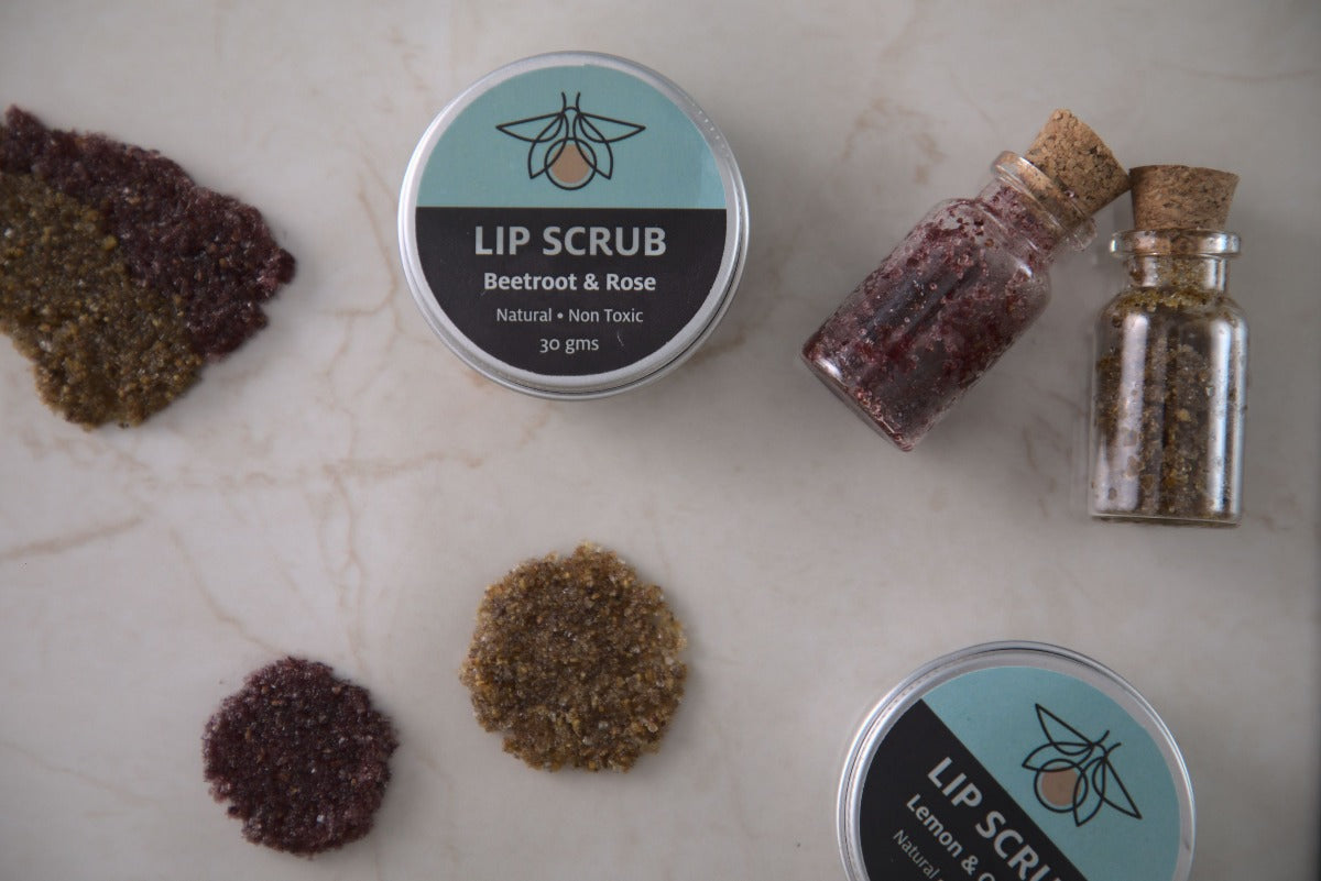 LIP SCRUB - Beetroot and Rose