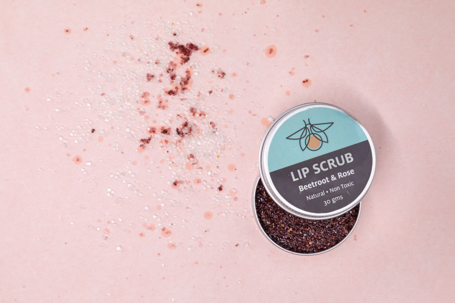 LIP SCRUB - Beetroot and Rose