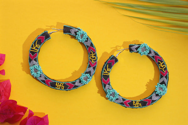Embroidered Hoops