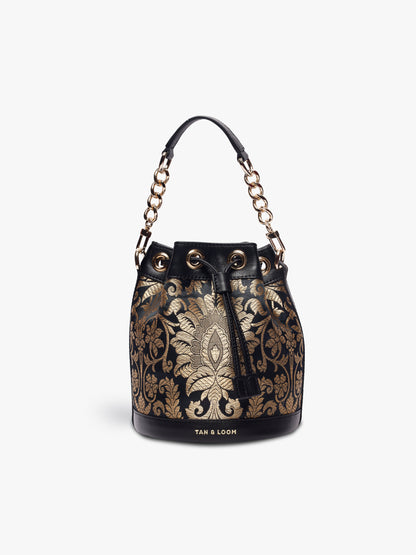 Bombay Bucket (Classic Black Brocade)