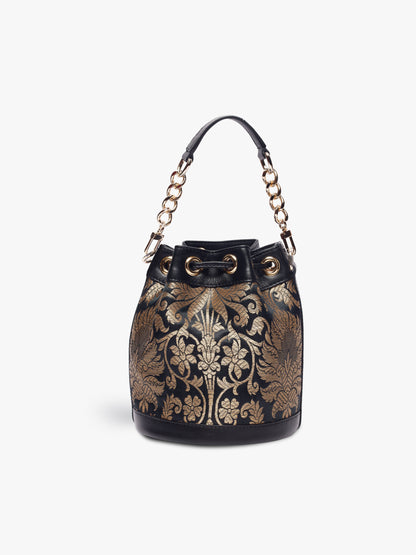 Bombay Bucket (Classic Black Brocade)