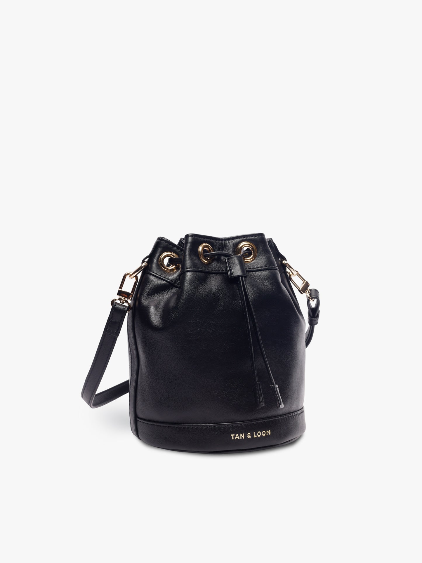 Bombay Bucket (Classic Black Leather)