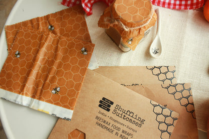 Shuffling Suitcases Beeswax Wrap