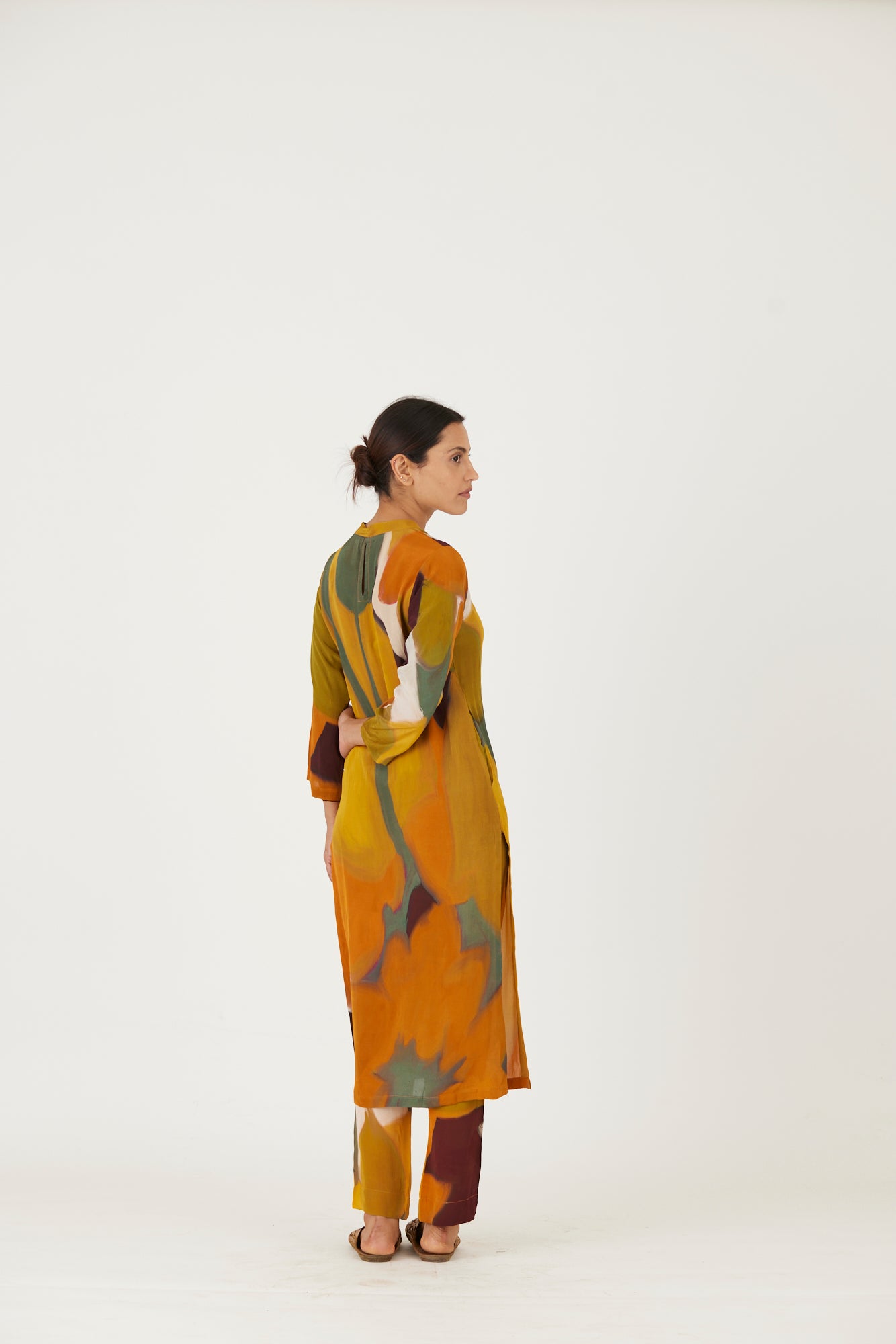 Lei Lani Yellow Long Kurta Set