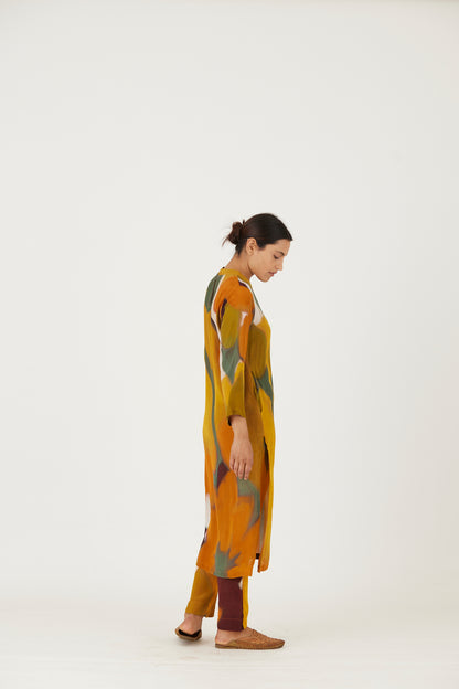 Lei Lani Yellow Long Kurta Set