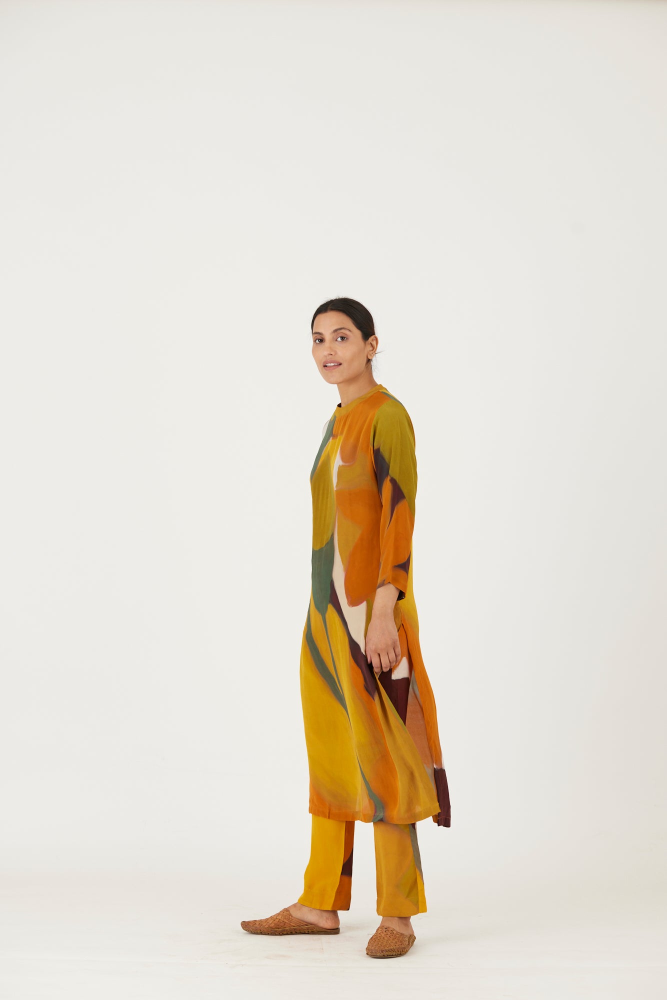 Lei Lani Yellow Long Kurta Set