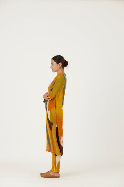 Lei Lani Yellow Long Kurta Set