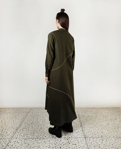 MOVEMENT OLIVE OVERLAY SHIRT