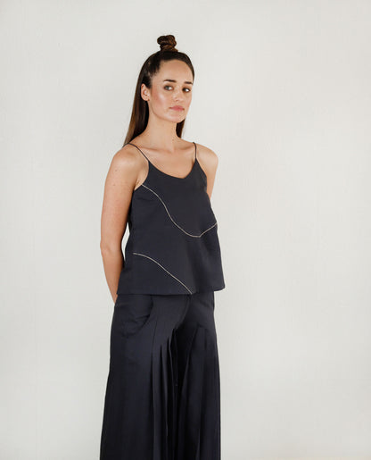 PLEATS PLEASE CHARCOAL CO-ORD