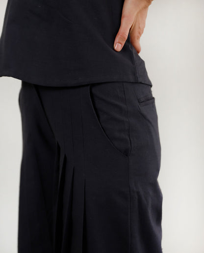 PLEATS PLEASE CHARCOAL CO-ORD