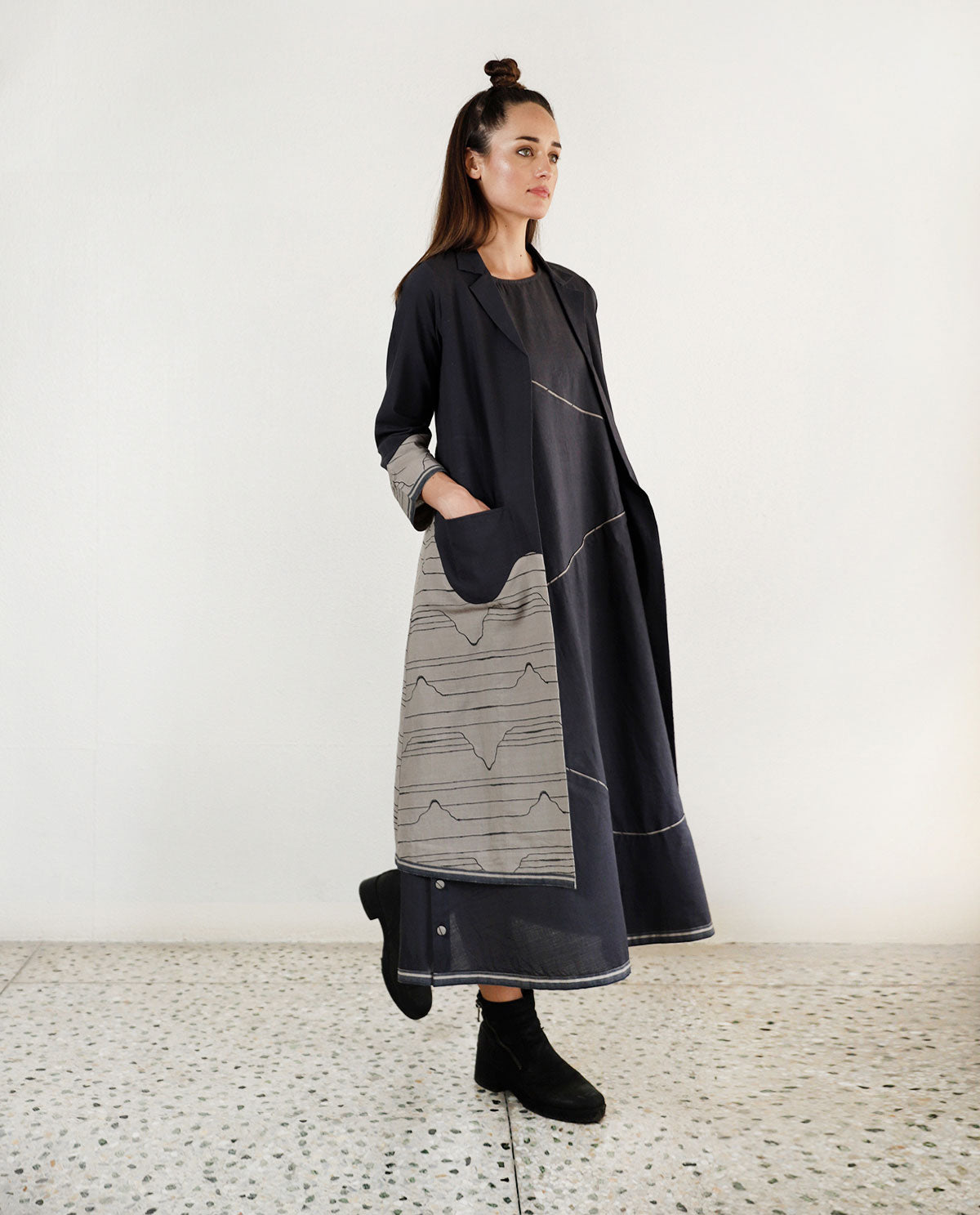 RELAXED WAVES JACKET MAXI CO-ORD