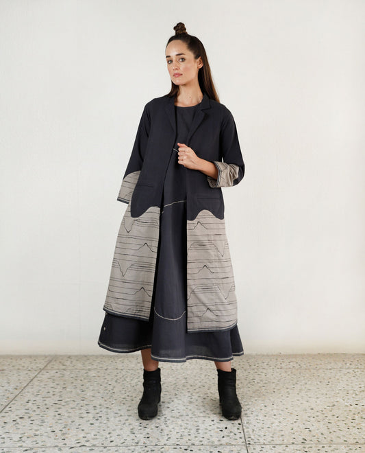 RELAXED WAVES JACKET MAXI CO-ORD