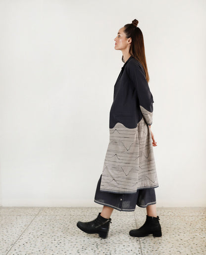 RELAXED WAVES JACKET MAXI CO-ORD