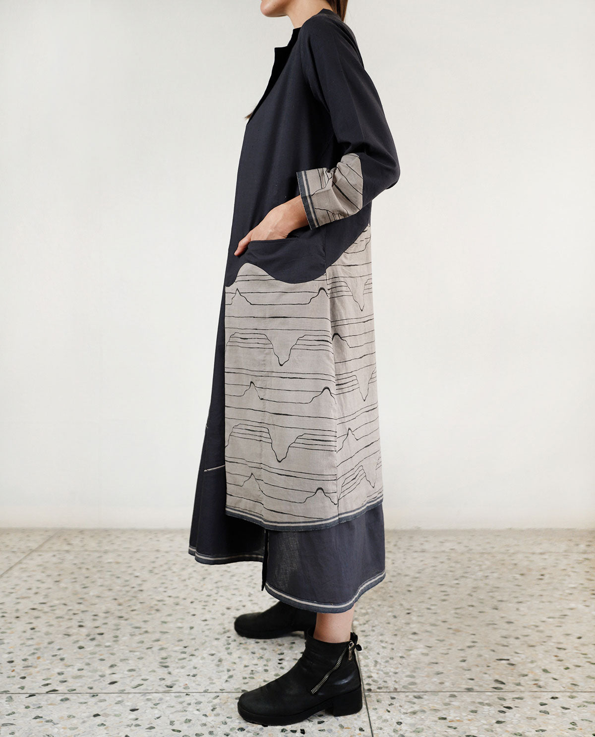 RELAXED WAVES JACKET MAXI CO-ORD