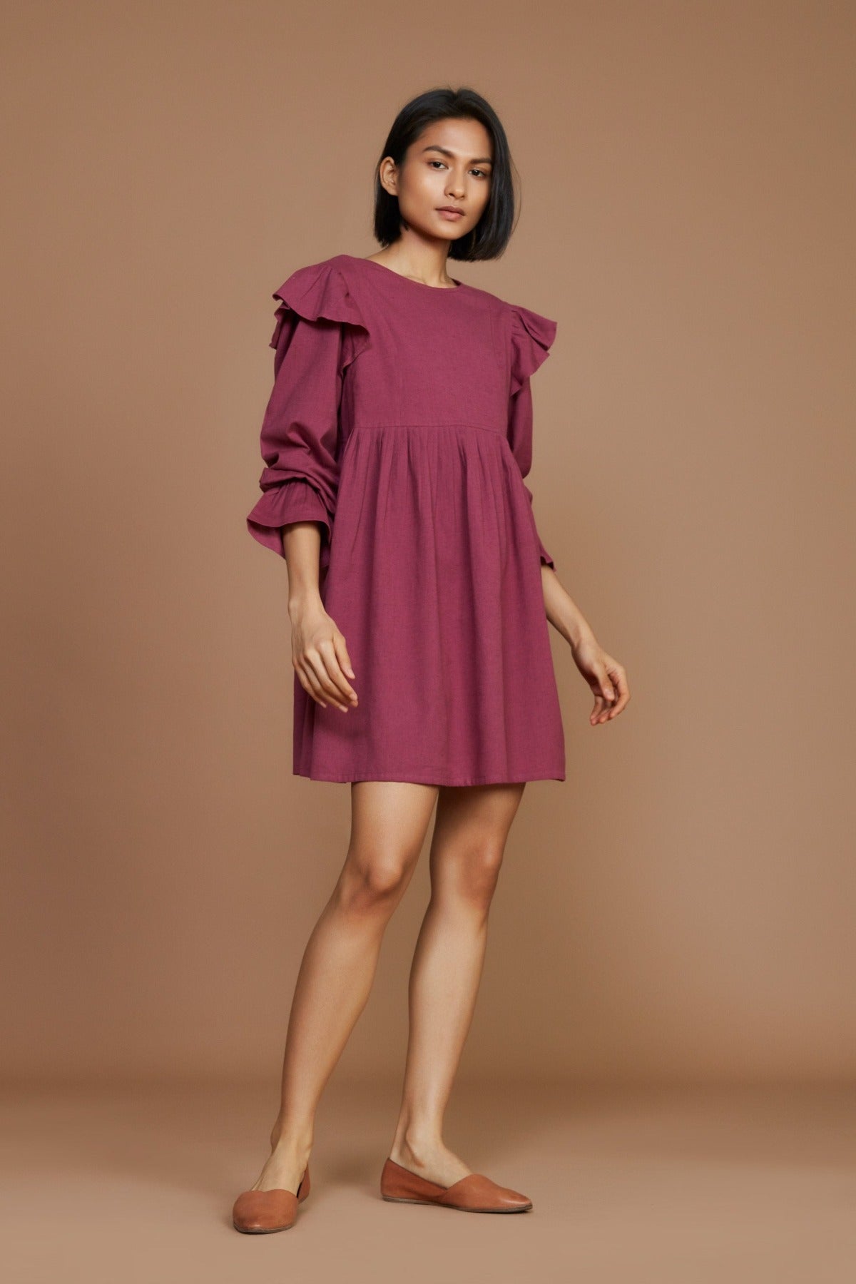 Baliza Mauve Short Dress