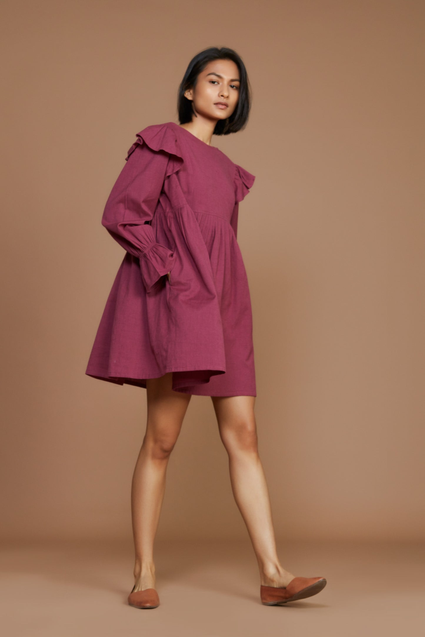 Baliza Mauve Short Dress