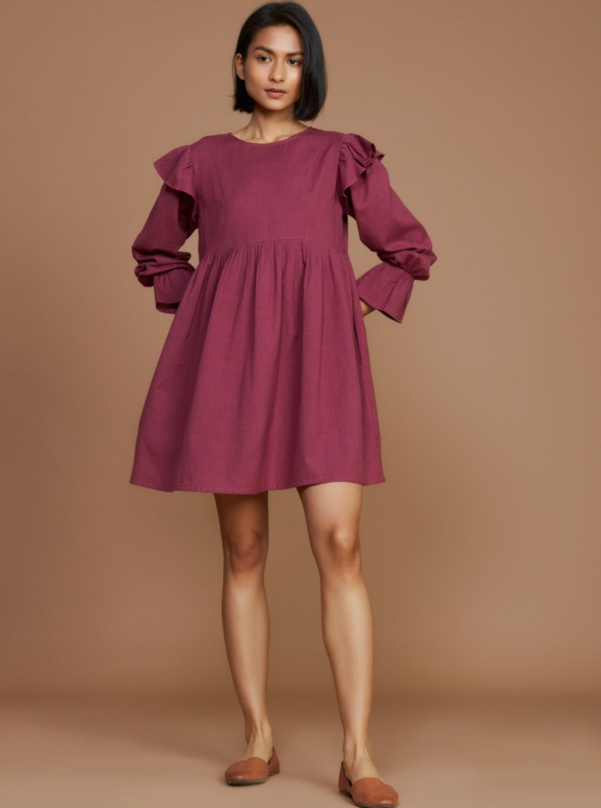 Baliza Mauve Short Dress