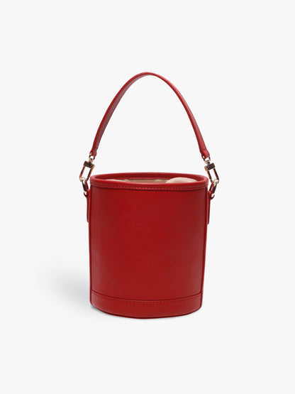 Barrel Potli (Bridal Red Leather)