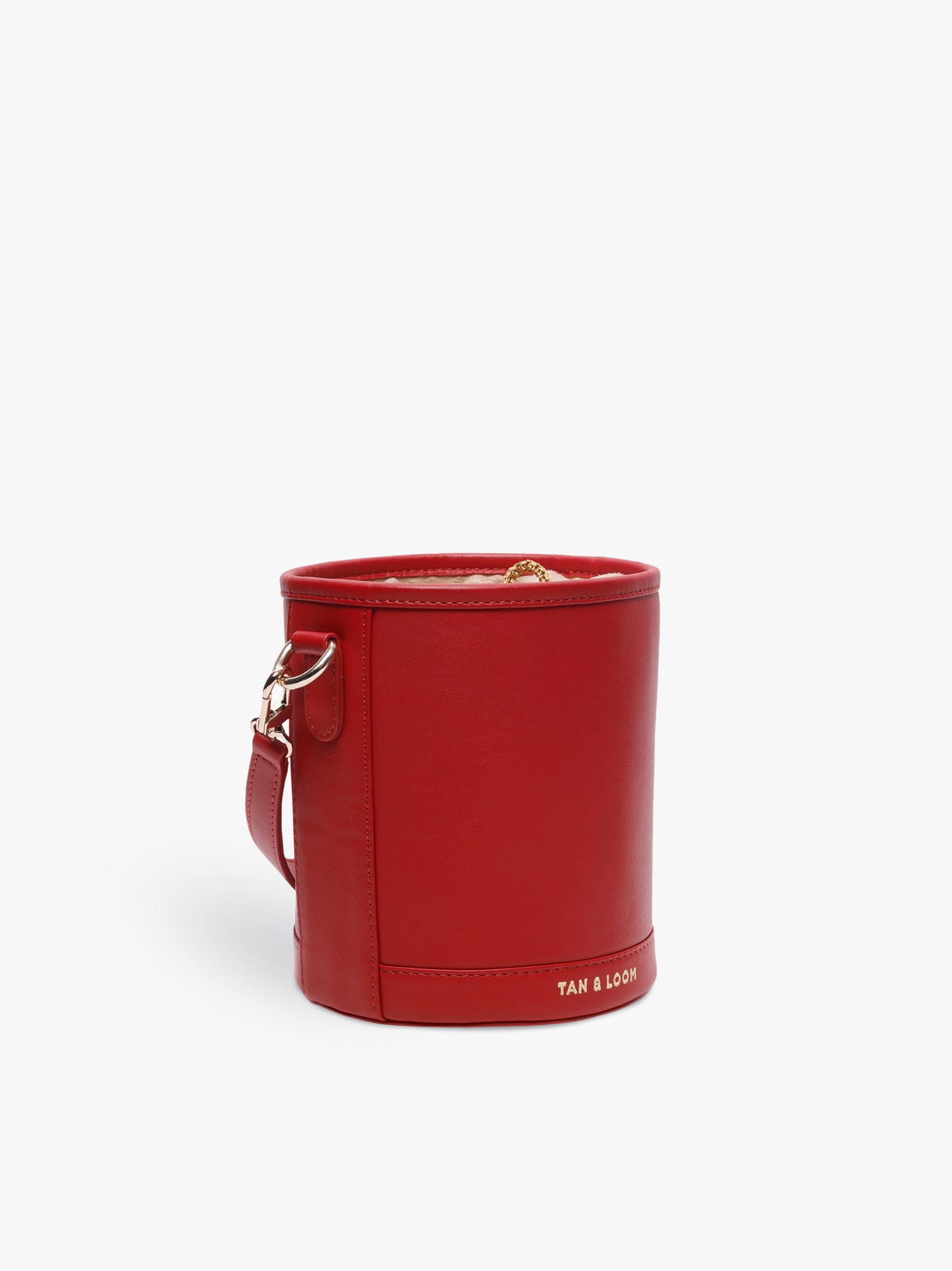 Barrel Potli (Bridal Red Leather)