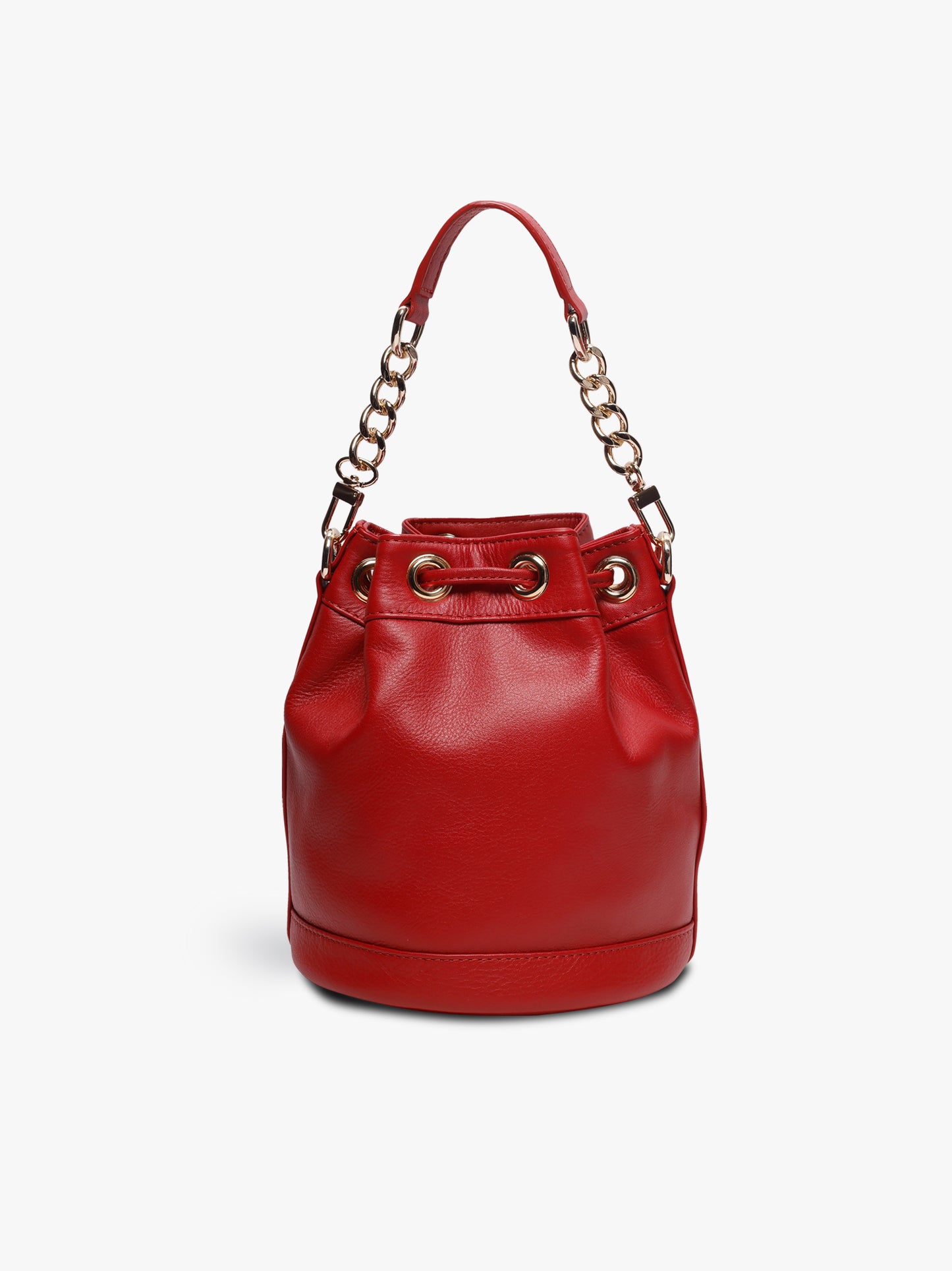 Bombay Bucket (Bridal Red Leather)