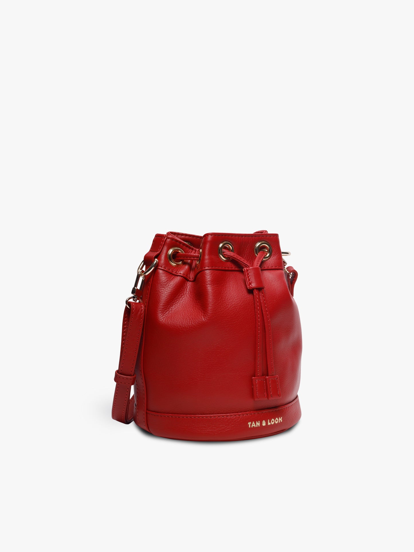 Bombay Bucket (Bridal Red Leather)