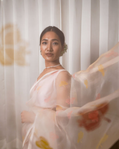 Bougainvillea Sari